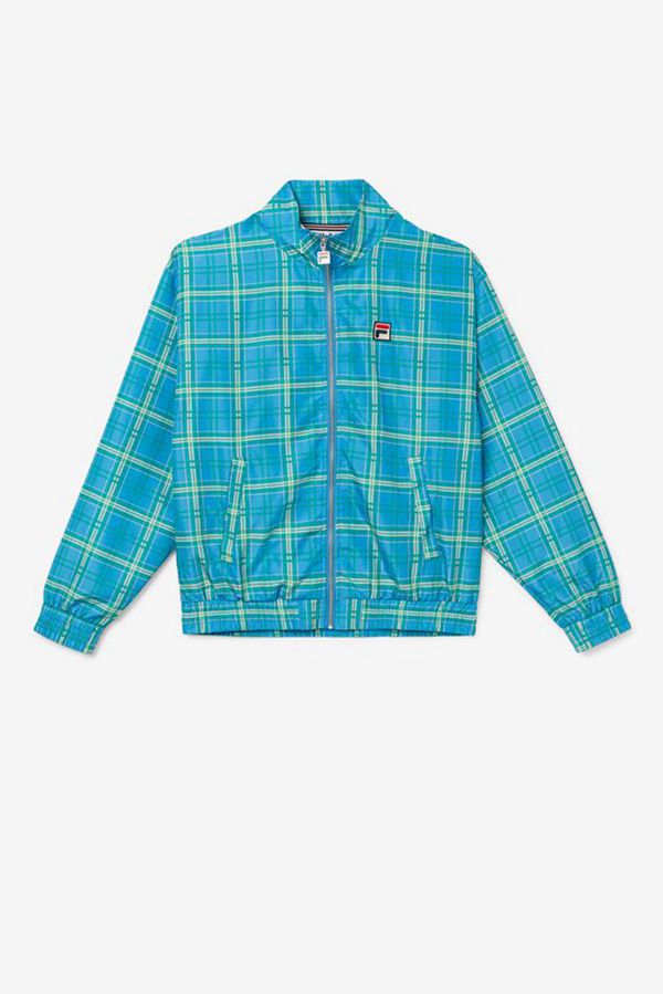 Fila Livingston Track Men's Jackets - Grey Blue,NZ 913-2847